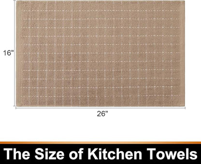 Mordimy 100% Cotton Terry Cloth Kitchen Towels, Super Soft and Absorbent Dish
