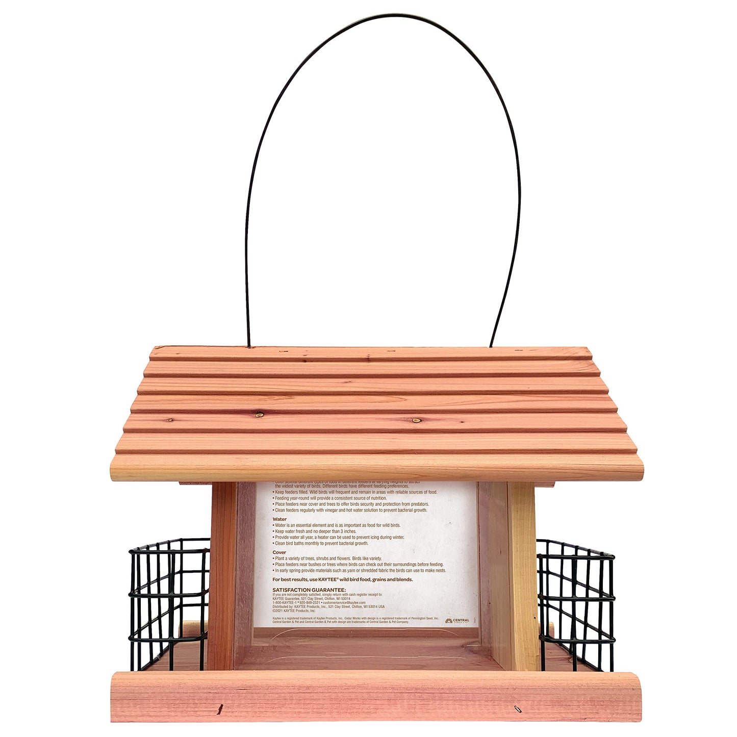 Kaytee Cedar Seed and Suet Feeder