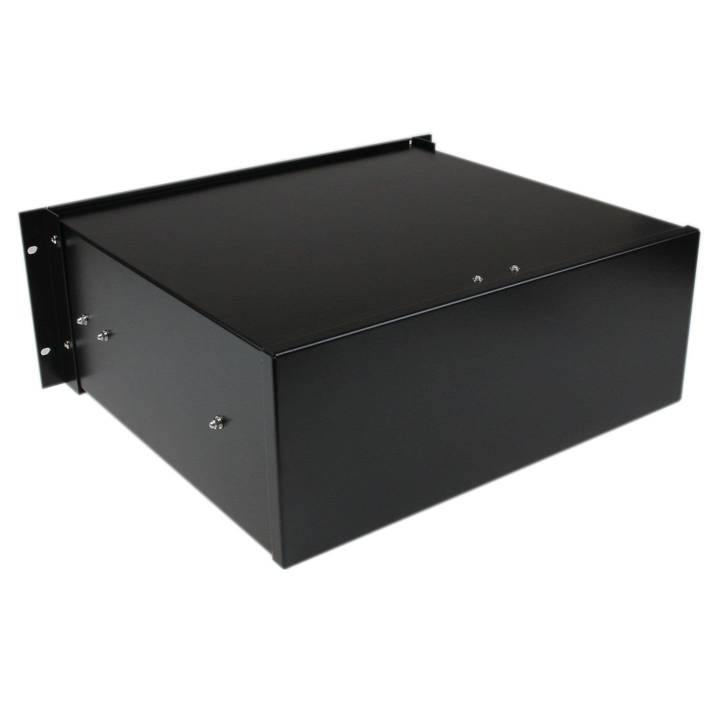 StarTech.com 4U Rack Mount Drawer - 55 lb (25 kg) - 4U Steel Storage Rack Drawer for 19" AV / Sever / Network Equipment Rack or Cabinet (4UDRAWER) Black
