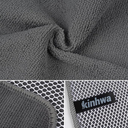 KinHwa Kitchen Washcloths for Dishes Absorbent Microfiber Dish Cloths Quick Dry