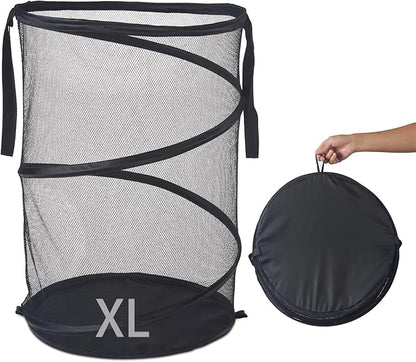 Seiritex Mesh Popup Laundry Hamper 115L Foldable Laundry Basket Extra Large