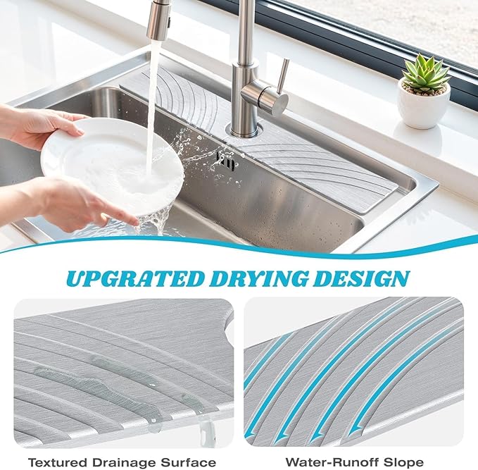 Stone Faucet Mat for Kitchen Sink