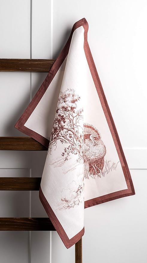 Maison d' Hermine Kitchen Towels Set of 3 100% Cotton 20" x 27.5" Reusable