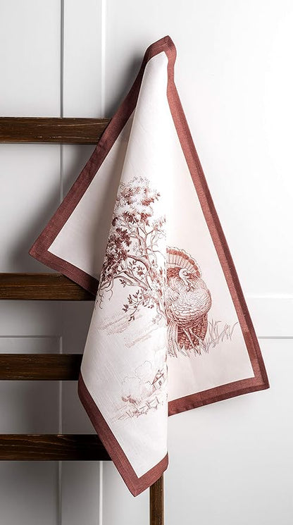 Maison d' Hermine Kitchen Towels Set of 3 100% Cotton 20" x 27.5" Reusable