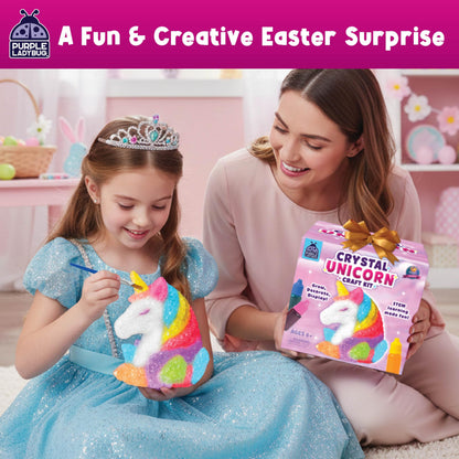 Crystal Growing Kit-Birthday Gifts for Kids Ages 4 5 6 7 8, Crystal Making Experiment for Girls, Grow Your Own Unicorn Crystal, STEM Kit for Girls, Fun Summer Vacation Science Activity for Kids