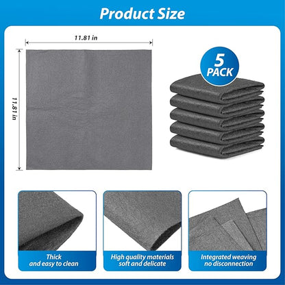 Thickened Magic Cleaning Cloth for Glass, Cleaning Rags Wipes for Windows