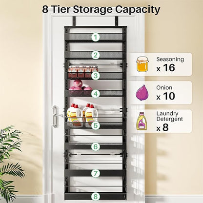 SNTD 8 Tiers Over the Door Organizer