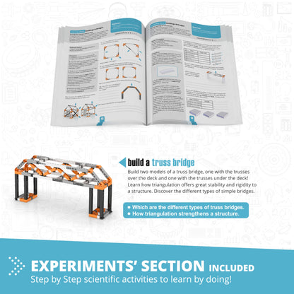 Engino- STEM Toys, Structures, Buildings & Bridges, Building Toys for Kids 9+, STEM Projects, Creative Engineering Kit, Gifts for Boys & Girls (9 Model Options)