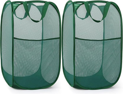 2 Pack Durable Collapsible Laundry Baskets