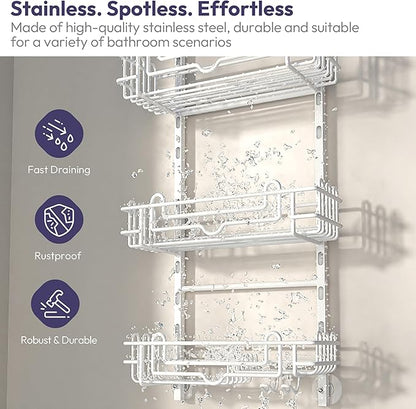 SWTYMIKI Shower Caddy Hanging Organizer