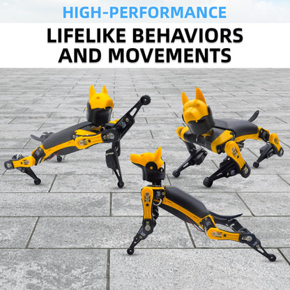Petoi Programmable Robot Dog Bittle X V2 Alloy Servo (Construction) | Coding Smart Robot Dog Kit, Voice Controlled, Quadruped Interactive Robot for Kids, Open Source, STEM & Robotics Education