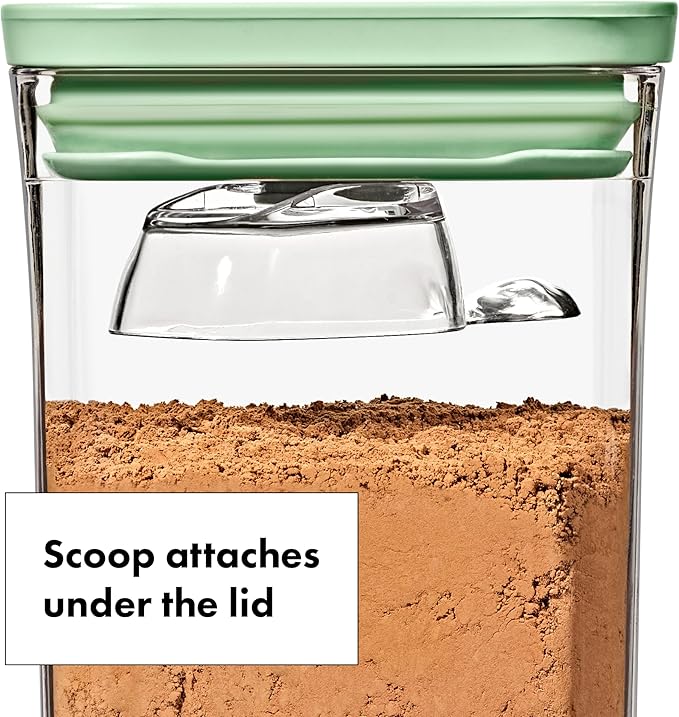 OXO Good Grips Airtight POP Container | Pistachio | Push Button Seal |