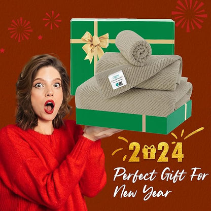 VOOVA & MOVAS Dark Beige Towels