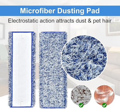 4 Pack Microfiber Cleaning Pad for Bona Mop Safe for Hardwood & Hard Surface