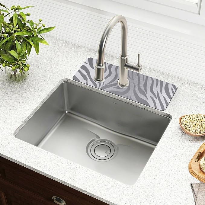 Kitchen Sink Splash Guard 2 PCS 30 Inch Sink Faucet Mat Splash Guard
