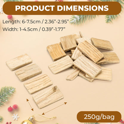 Driftwood Pieces for Crafts – 250g Bag of Natural Drift Wood for Christmas Ornaments, Holiday Photo Props, DIY Wedding Vase and Home Table Filler Decor, Beach Surf Art for Creating Frames, Wreath