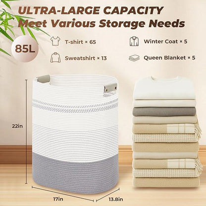 Laundry Basket with Handles