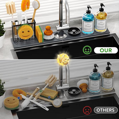 Cisily Diatomite Faucet Mat for Kitchen Sink Protectors