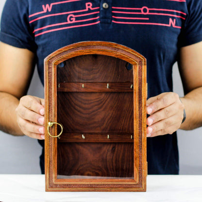 Nagina International Wooden Hand Crafted Premium Decorative Beautiful Key Cabinet | Keys Box | Nautical Gifts.