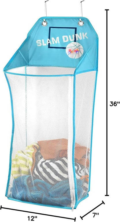 Store & Score Over The Door Hanging Kids Fun LED Basketball Light-Up