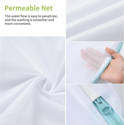 OTraki 2Pcs Small Laundry Bags 10x12 Inch Delicates Lingerie Bags Mesh Wash