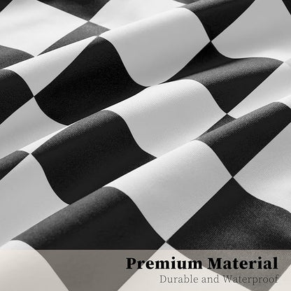 Checkered 2 Pcs Large Travel Laundry Bags