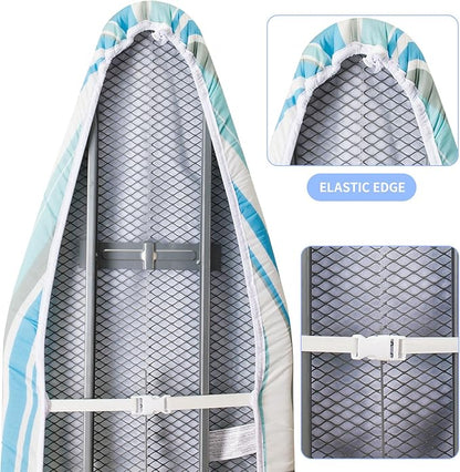 BNDX Ironing Board Cover, Stain Resistant & Durable Scorch, 2 Click Buckles