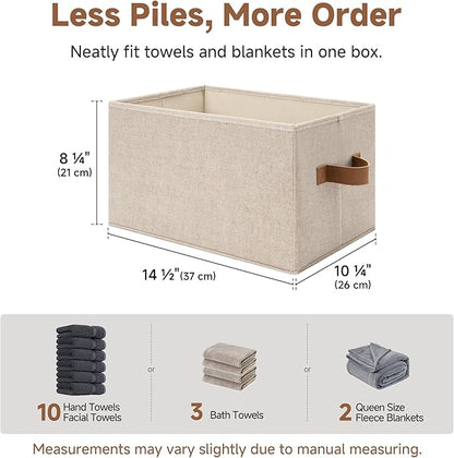 StorageWorks Shelf Baskets for Organization, Linen Closet Organizers and