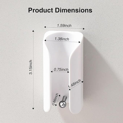 Electric Toothbrush Holder for Bathroom, Wall-Mounted Toothbrush Stand