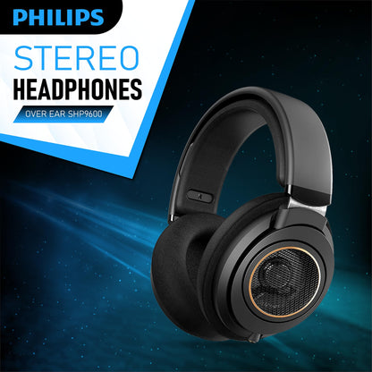 Philips Open Back Wired Headphones - Cushioned Over Ear Headphones with Adjustable Headband for Ultimate Comfort and Superior Sound Quality, Plugs into TV, Stereo or PC, Ideal for Podcasts or Music