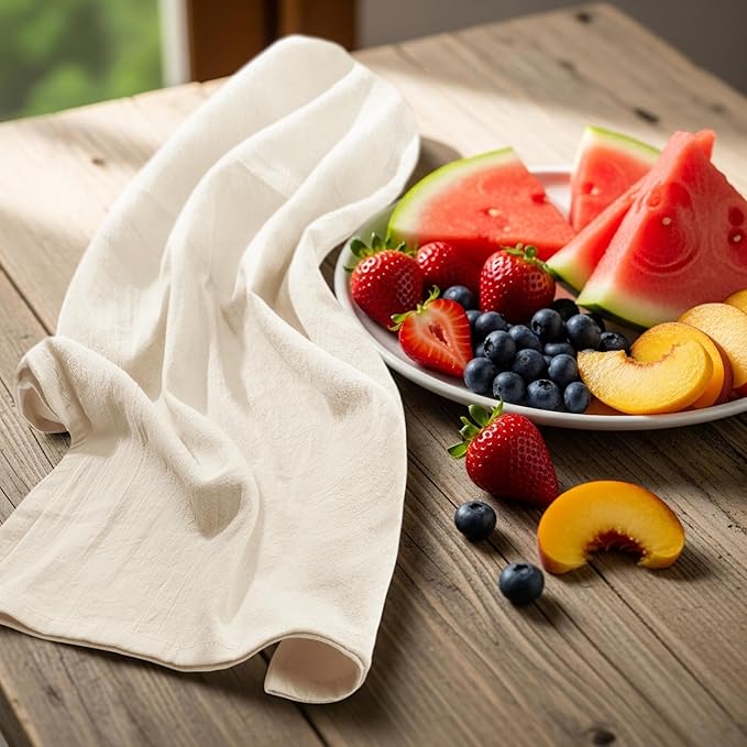 Utopia Kitchen Natural Flour Sack Towels 100% Cotton Tea Towels