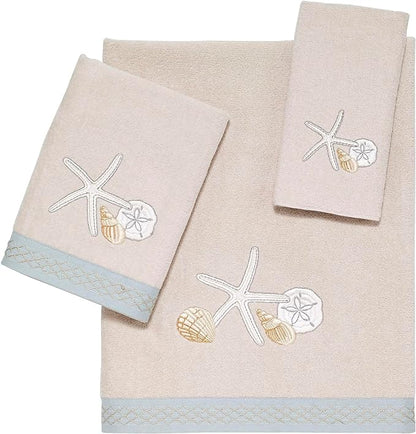 Avanti Linens - Fingertip Towel, Soft & Absorbent Cotton Towel, Beach Inspired