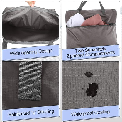 2 Pcs Travel Laundry Bags Waterproof