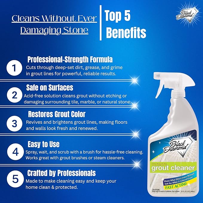 Ultimate Grout Cleaner for Tile Floors Blasts Away Years of Dirt and Grime.