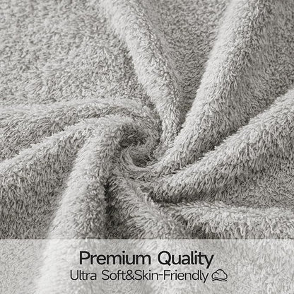 REDKISS 4-Pack Luxury Hand Towels, 16x32 Inch 450 GSM 100% Cotton, Super Soft