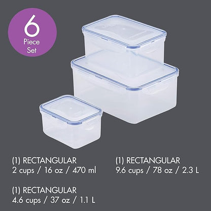 Lock & Lock Assorted Food Storage Container Set