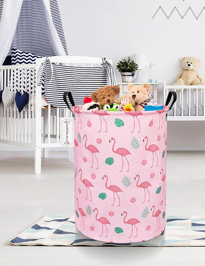 QUEENLALA Large Storage Basket, Laundry Hamper/Bathroom/Home Decor/Collapsible