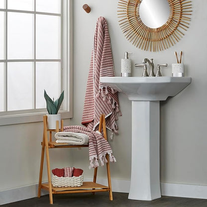 SKL Home Longborough 100% Turkish Cotton Premium 2-Piece Hand Towel Set