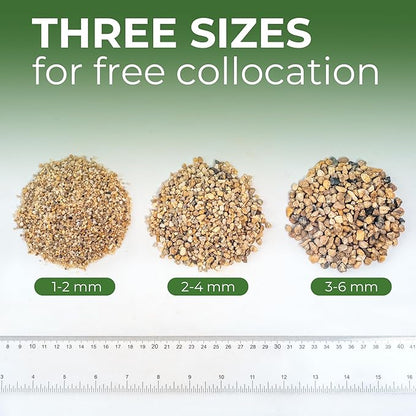 10 lbs Aquarium Gravel, 2-4mm Fish Tank Gravel, Succulent Cactus Pea Gravel for Indoor Plants, River Rocks for Gardening, Flower Pots, Vase Fillers, Garden Landscaping