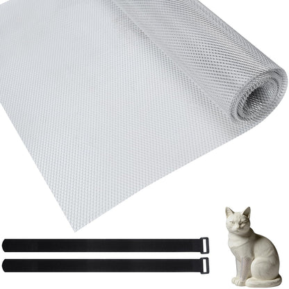 Aluminum Wire Mesh for Arts and Craft -15.7" x 13.1ft – Flexible Sculpting Mesh for Arts & Crafts, Easy-Cut Thin Metal Mesh with Bonus Scissors & Storage Straps, DIY Sculpture & Creative Crafts