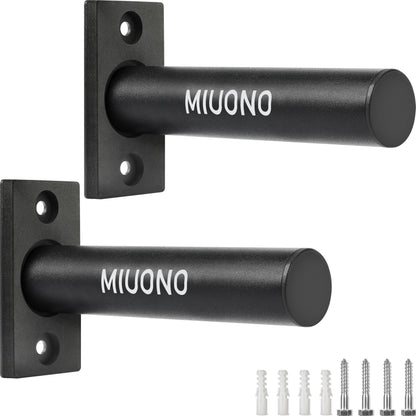 MIUONO Weight Plate Holder, 2 Pack Weight Plate Rack, Fit for 2 Inch Olympic Plate Storage Home Gym