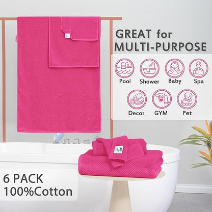 Hot Pink Towels