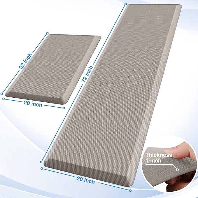 StepRite Kitchen Mats, Cushioned Anti Fatigue Kitchen Mats