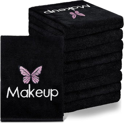 Shimeyao 20 Pack Makeup Towels Black Makeup Washcloths