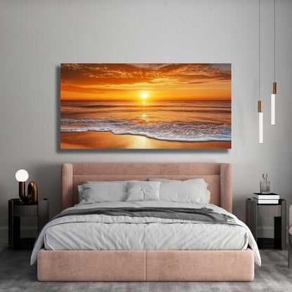 Yuaxker Beach Wall Art Modern Minimalist Wall Prints Aesthetic Artwork for Living Room Bedroom Dining Room Office Home Decor 24x48inch