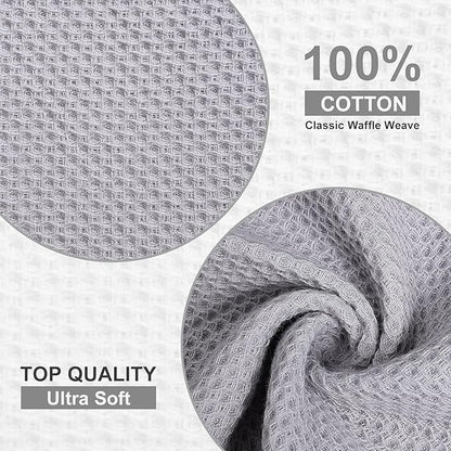 Homaxy 100% Cotton Dish Cloths, 8 Pack