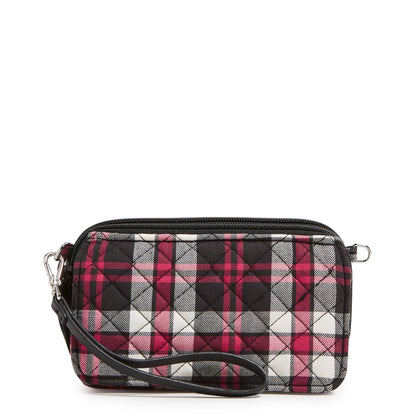 Vera Bradley Cotton All in One Crossbody Purse with RFID Protection