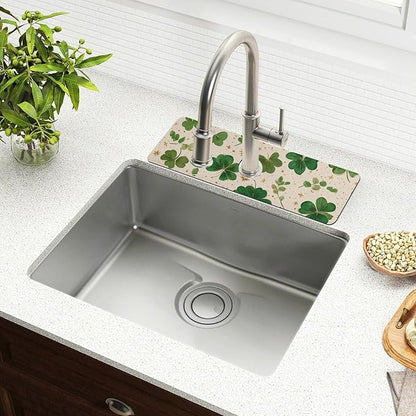 Kitchen Sink Splash Guard 1 PC 14.7 Inch Sink Faucet Mat Splash Guard