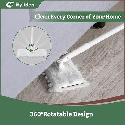 Eyliden Dust Mop, Sweeping & Mopping Kit | 58" Extended Long Handle, 36