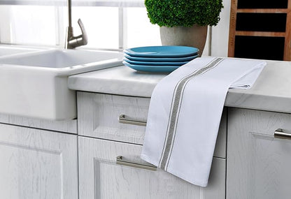 Utopia Towels Black Dish Towels 100% Ring Spun Cotton Highly Absorbent &